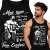 TANK TOP NA SIŁOWNIĘ  MOJE ŻYCIE CZARNA